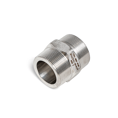 HEX. NIPPLE S.3000 NPT A/SA105N 1/2x3/8